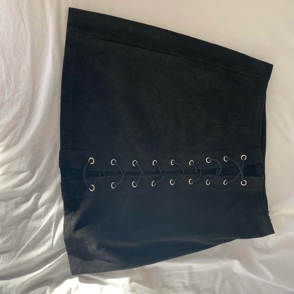 LF suede skirt